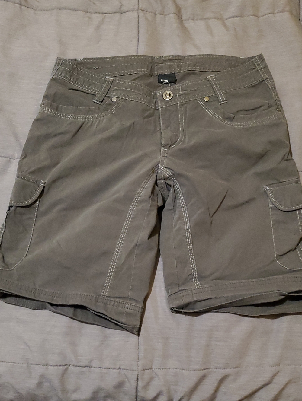 Womens KuHL olive Cargo Shorts Size 6
